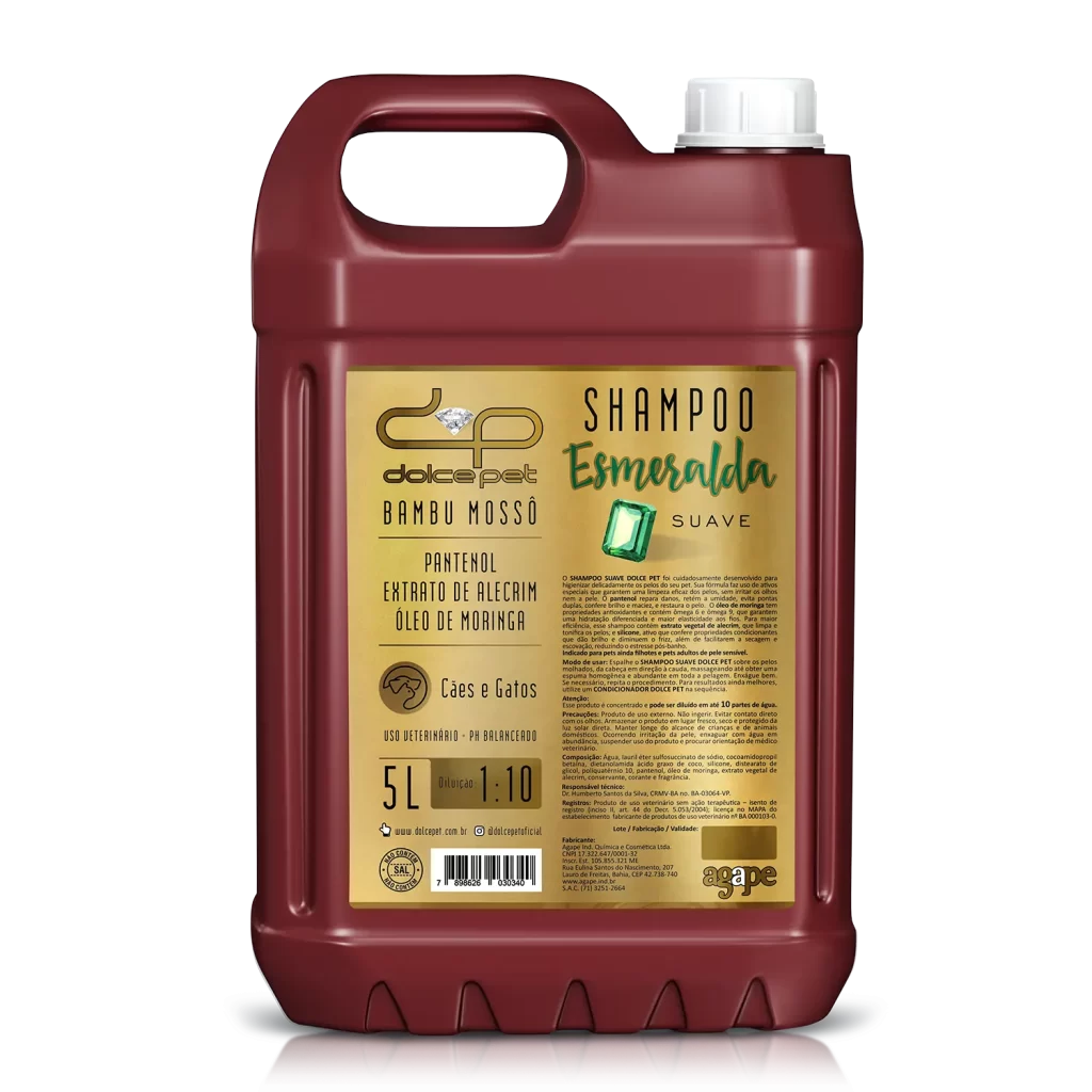 Shampoo Suave Esmeralda 5L 1-10 BM